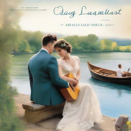 Book cover featuring the back of a musician playing guitar at a wedding