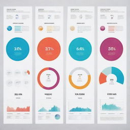 Design a visually striking infographic with a balance of images, charts, and text. Let the colors be vibrant and the data represented in a clear and concise manner.