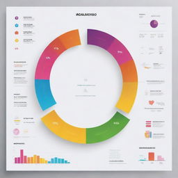 Design a visually striking infographic with a balance of images, charts, and text. Let the colors be vibrant and the data represented in a clear and concise manner.