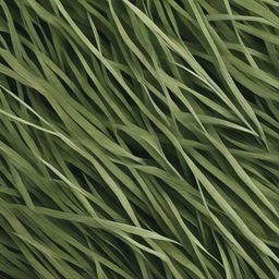 A detailed asset of grass viewed from above, showcasing lush green blades and natural textures