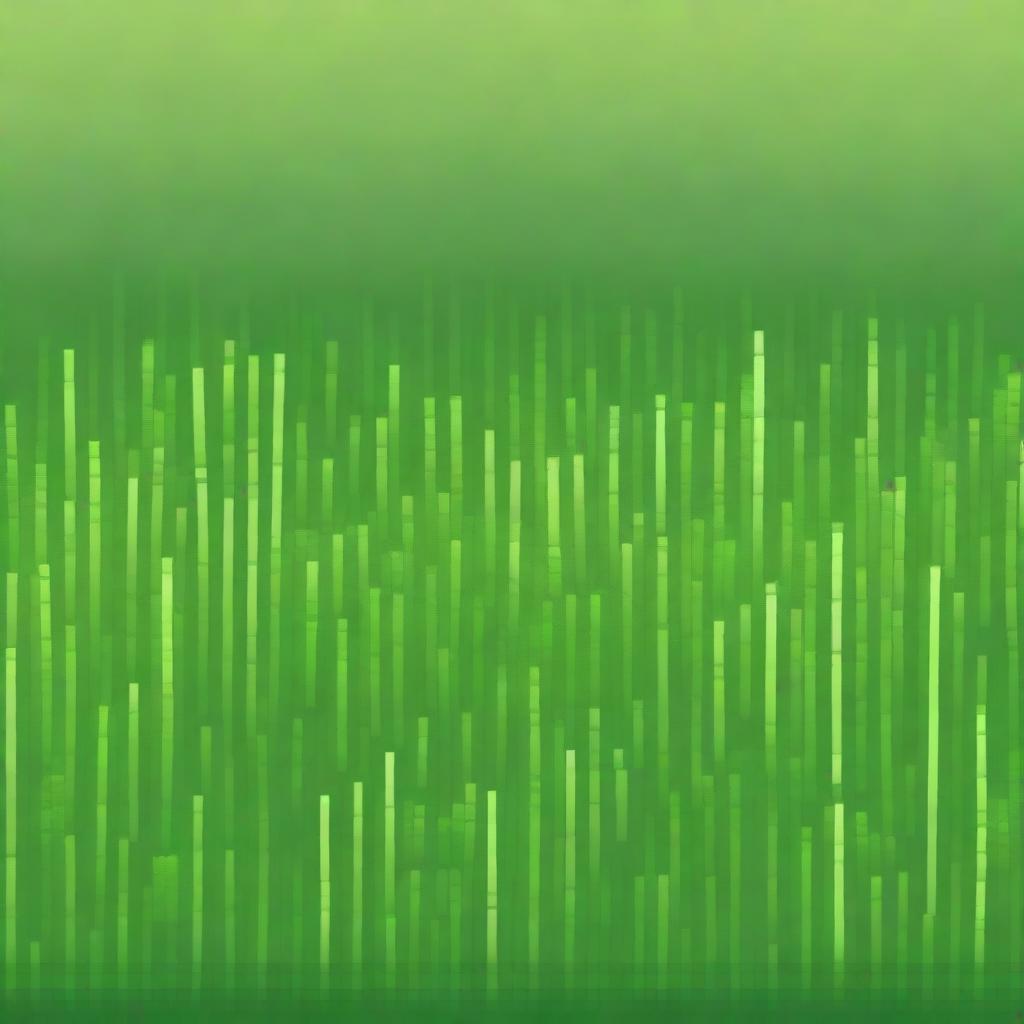 Create a 2D pixel art depiction of grass viewed from the sky