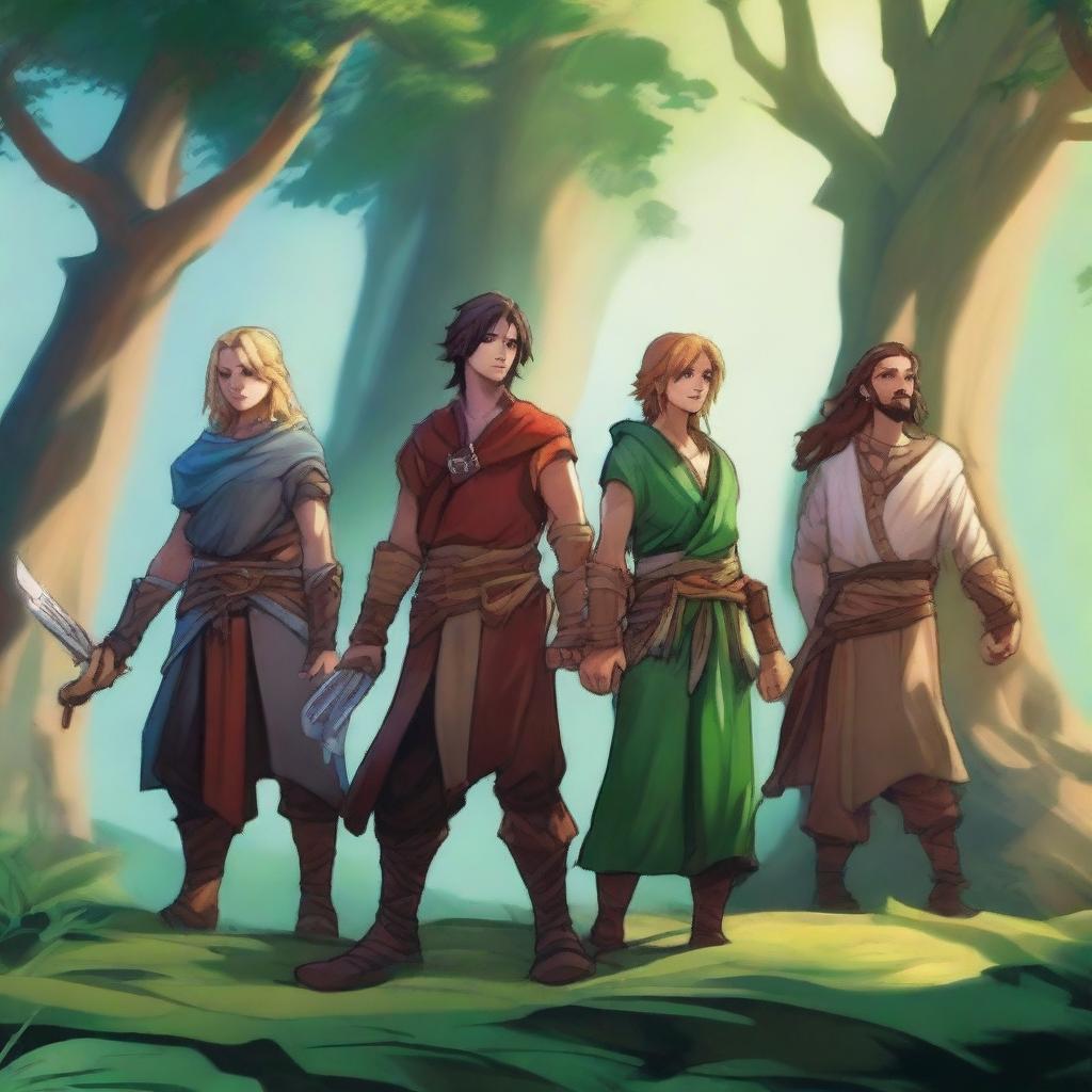 Six friends embark on a grand fantasy adventure to uncover the Lost King's Chronicles