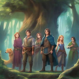 Six friends embark on a grand fantasy adventure to uncover the Lost King's Chronicles