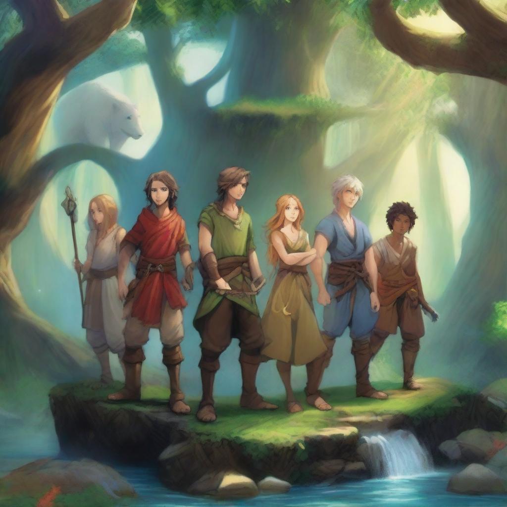 Six friends embark on a grand fantasy adventure to uncover the Lost King's Chronicles