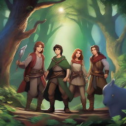 Six friends embark on a thrilling fantasy adventure to uncover the Lost King's Chronicles