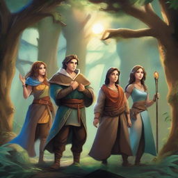 Six friends embark on a thrilling fantasy adventure to uncover the Lost King's Chronicles