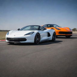 A perfected blend of the agile, aerodynamic features of a McLaren and the classic, powerful elegance of a Corvette.