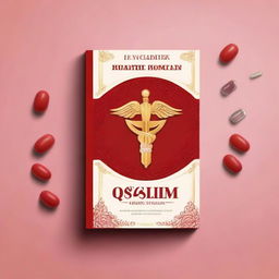 Create a book cover for the 'Qassim National Hospital Drug Formulary, Seventh Edition, 2025'