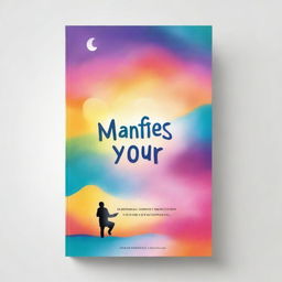 Create a book cover for a book titled 'Manifest Your Dream Life'