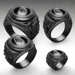 The Ring of the Deathlord is a dark and foreboding artifact, imbued with the essence of a powerful necromantic dragon lich