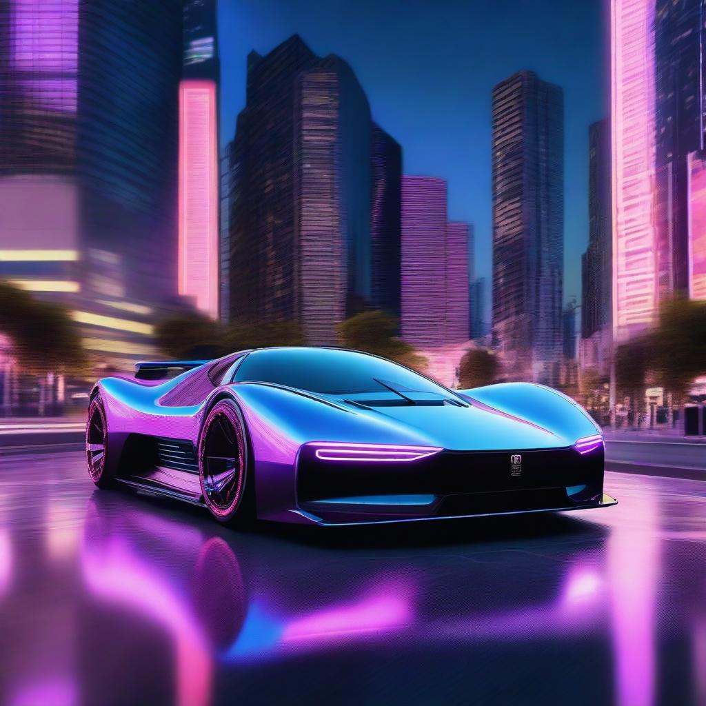 A futuristic supercar inspired by 90s Group C racecar prototypes