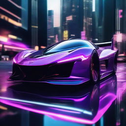 A futuristic supercar inspired by 90s Group C racecar prototypes