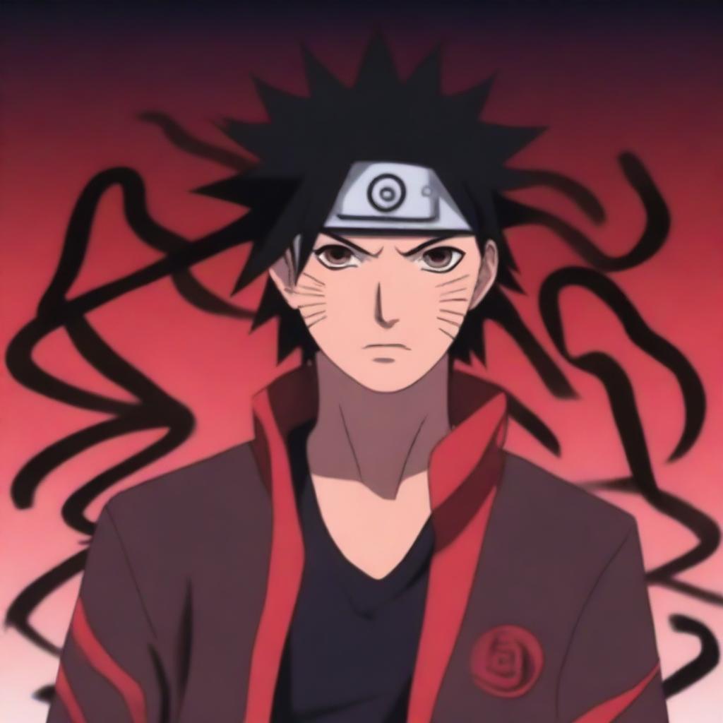 A detailed and dynamic illustration of Shisui Uchiha, a character from the Naruto series