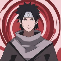 A detailed and dynamic illustration of Shisui Uchiha, a character from the Naruto series