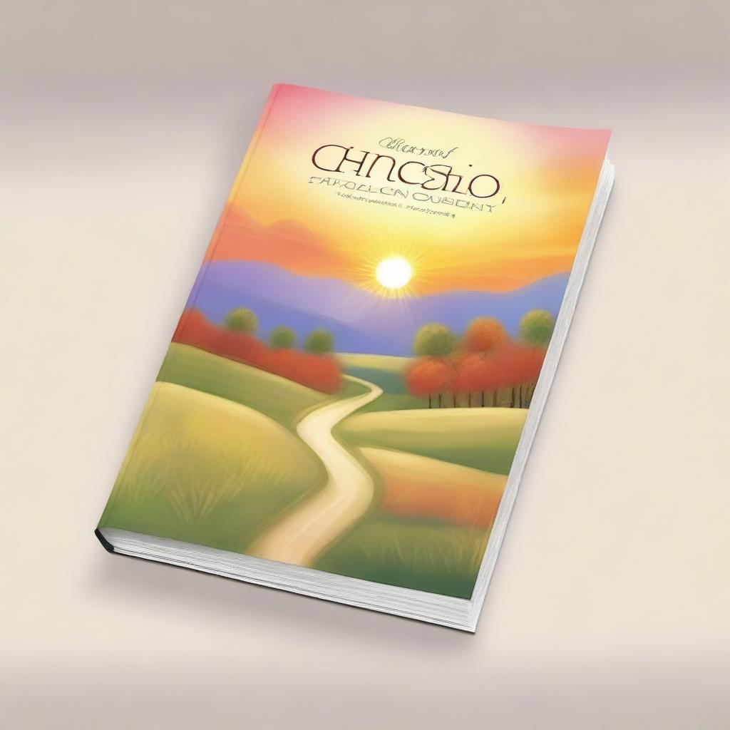 Create a book cover for a Christian journey