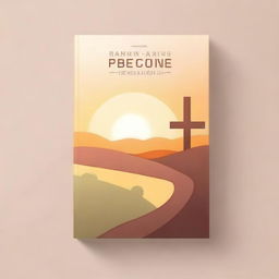 Create a book cover for a Christian journey without any text