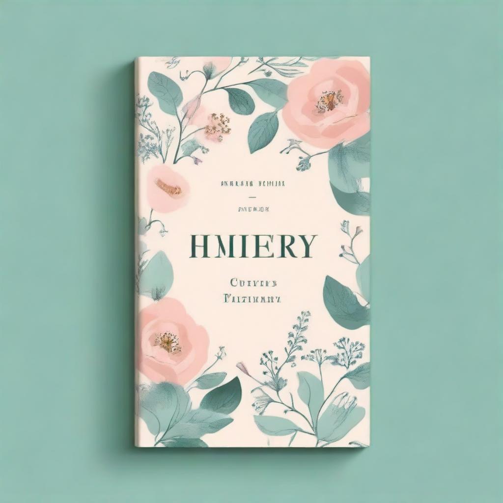 A beautifully illustrated book cover for a poetry book