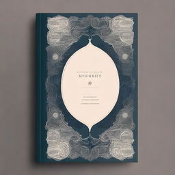 A beautifully illustrated book cover for a poetry book with darker tones