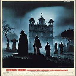 Spanish horror movie poster from the 1970s titled 'Siluetas'