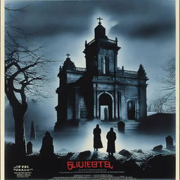 Spanish horror movie poster from the 1970s titled 'Siluetas'