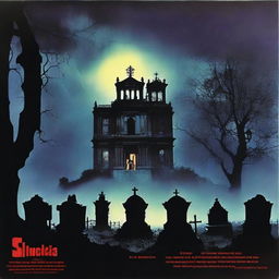 A 1970s Spanish horror movie poster titled 'Siluetas'