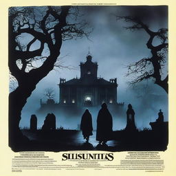 A 1970s Spanish horror movie poster titled 'Siluetas'