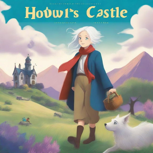 Create a book cover for 'Howl's Moving Castle' by Dianne Wayne