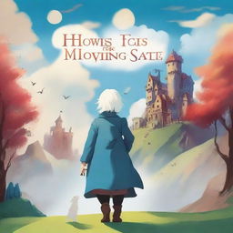 Create a book cover for 'Howl's Moving Castle' by Dianne Wayne