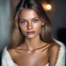 The most exhilarating and beautiful Russian girl ever, with an irresistible enchanting sweet facial expression