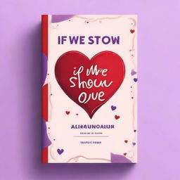 Design a book cover for a book titled 'If We Show Our Love'