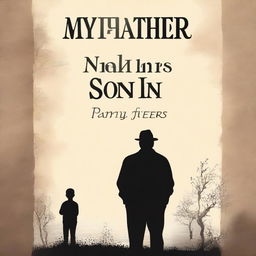 Create a book cover for a non-fiction memoir titled 'My Father's Son'