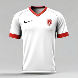 A white jersey design