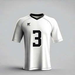 A white jersey design