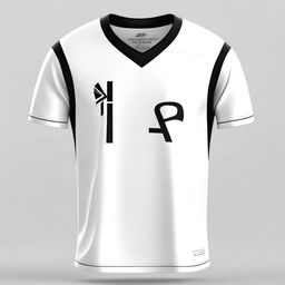 A white jersey design