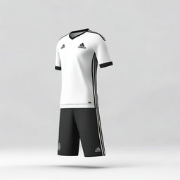 A white Adidas jersey design without the Adidas logo