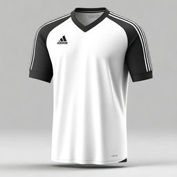 A white Adidas jersey design without the Adidas logo