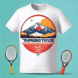 A T-shirt design for a Badminton training camp 2024 in Turkey