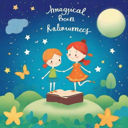 Create an ebook cover for a children's book titled 'Magical Adventures for Little Dreamers'