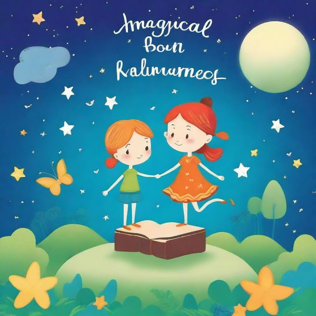 Create an ebook cover for a children's book titled 'Magical Adventures for Little Dreamers'