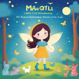 Create an ebook cover for a children's book titled 'Magical Adventures for Little Dreamers'