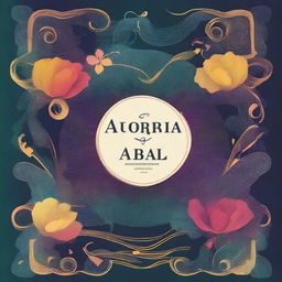 A book cover design for a sheet music book titled 'Aurora Alba' featuring vibrant and elegant elements