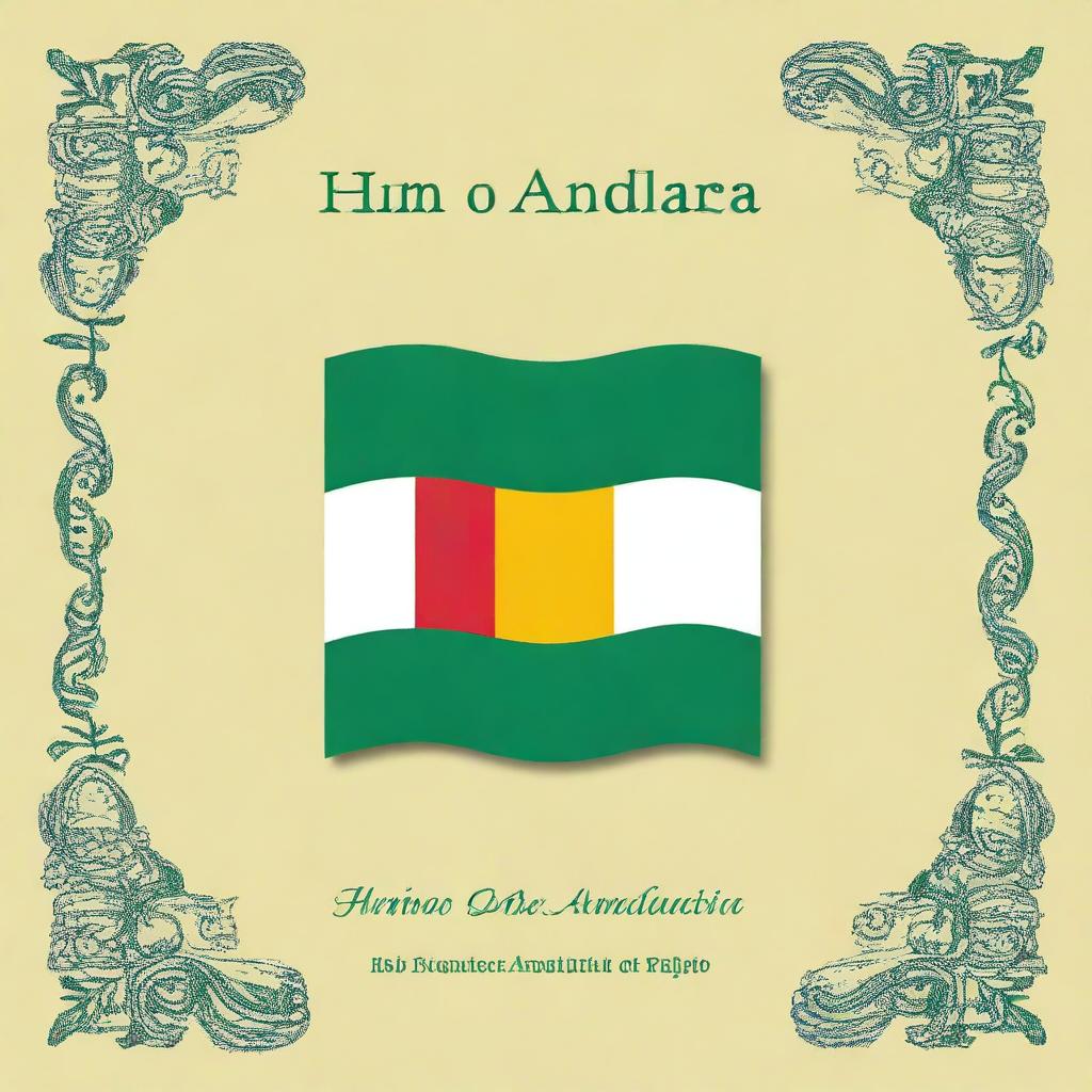 A book cover for a sheet music book titled 'Himno de Andalucía'