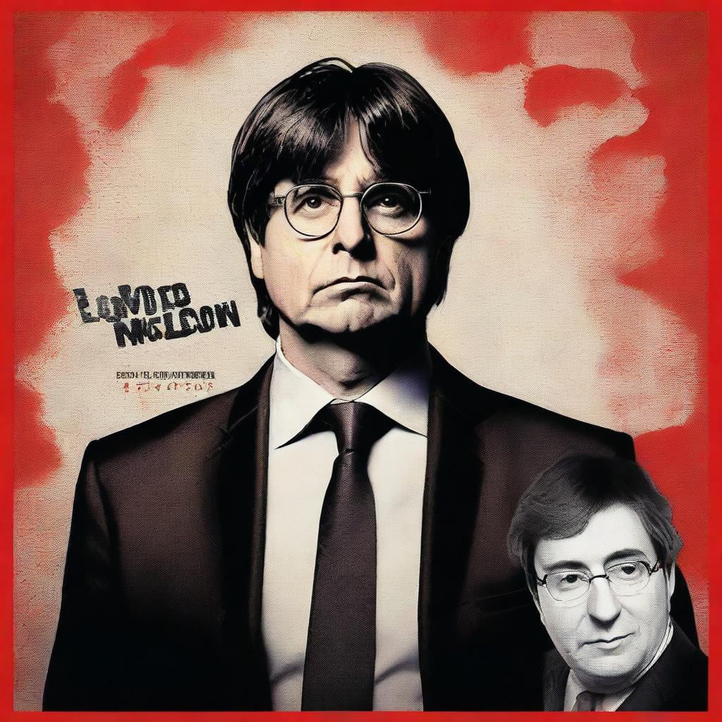 A Netflix series poster for a thriller about Spanish politician Puigdemont titled 'Sin rastro de Puigdemont'