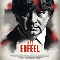 A thriller poster for a Netflix series called 'Sin rastro de Puigdemont'