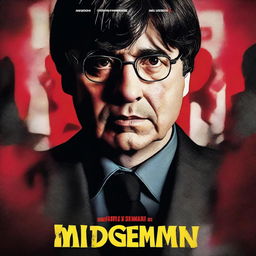 A thriller poster for a Netflix series called 'Sin rastro de Puigdemont'