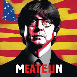 A Netflix series poster titled 'Sin rastro de Puigdemont'