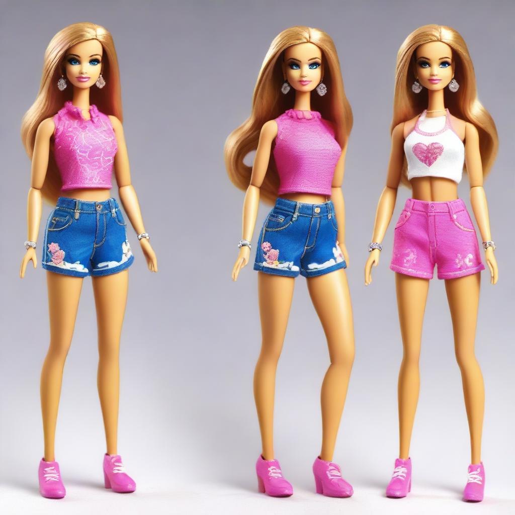 Esta Barbie tiene un look inspirado en la primera chica