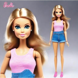 Esta Barbie tiene un look inspirado en la primera chica