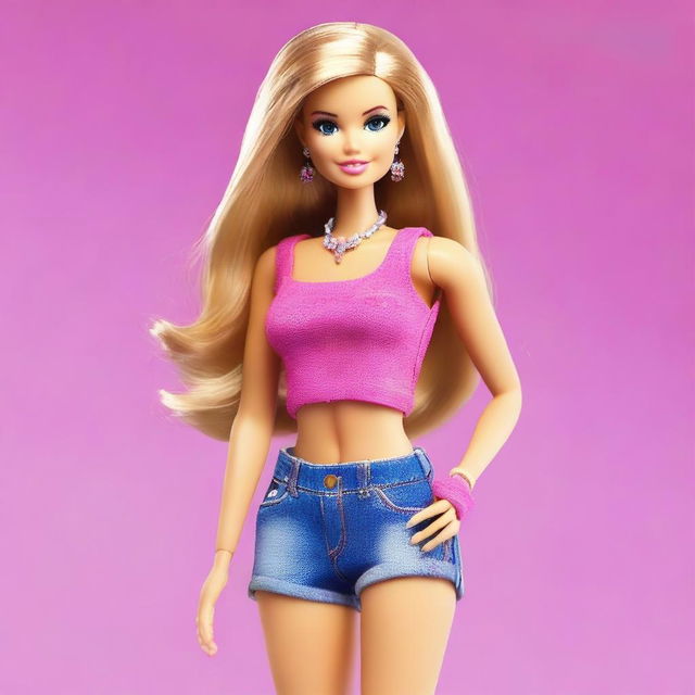 Esta Barbie tiene un look inspirado en la primera chica