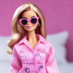 Esta Barbie tiene un look inspirado en la primera chica pero al estilo de una princesa Disney